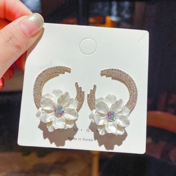 New 18k gold plated luxury and unique earrings - Picture 4 of 5